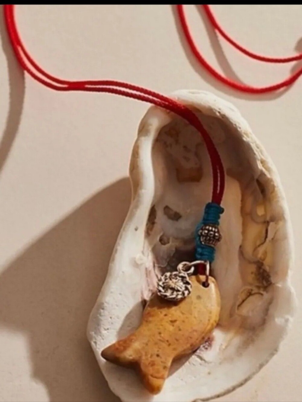 FREE PEOPLE Odele Pendant Necklace- Fish